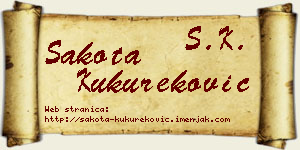 Šakota Kukureković vizit kartica